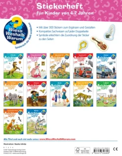 Ravensburger Verlag Stickerhefte*Wieso? Weshalb? Warum? Stickerheft: Prinzessinnen