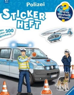 Ravensburger Verlag Stickerhefte*Wieso? Weshalb? Warum? Stickerheft: Polizei