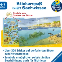 Ravensburger Verlag Stickerhefte*Wieso? Weshalb? Warum? Stickerheft: Heimische Tiere