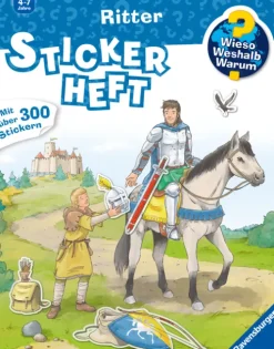 Ravensburger Verlag Stickerhefte*Wieso? Weshalb? Warum? Stickerheft: Ritter