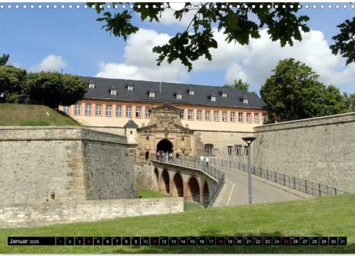 Calvendo Wandkalender-Willkommen in ERFURT (Wandkalender 2026 DIN A3 quer), Monatskalender
