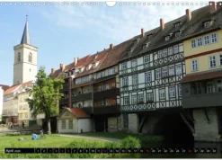 Calvendo Wandkalender-Willkommen in ERFURT (Wandkalender 2026 DIN A3 quer), Monatskalender