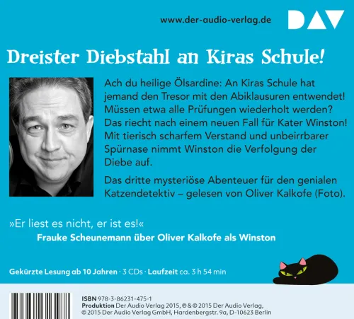 Der Audio Verlag GmbH Kinder- & Jugendbücher·Krimis*Winston - Teil 3: Jagd auf die Tresorräuber