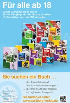 Wartberg Verlag Geburtstag-Wir vom Jahrgang 1943 - Kindheit und Jugend