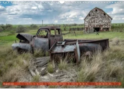 Calvendo Wandkalender-Wo der Wind Wohnt, Amerikas Lost Places (Wandkalender 2026 DIN A3 quer), Monatskalender