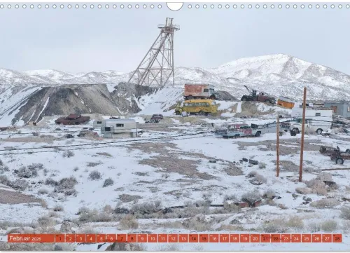 Calvendo Wandkalender-Wo der Wind Wohnt, Amerikas Lost Places (Wandkalender 2026 DIN A3 quer), Monatskalender