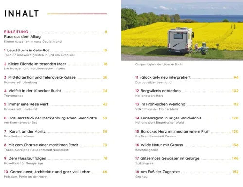 Wochenend & Wohnmobil Kleine Auszeiten in Deutschland*Bruckmann Verlag GmbH New