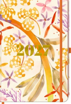 Coppenrath Geburtstagskalender-Wochenkalender 2027 - Orange