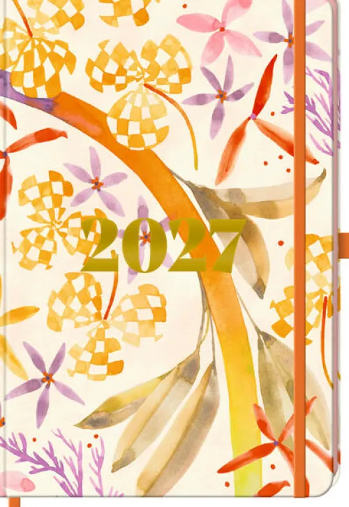 Coppenrath Geburtstagskalender-Wochenkalender 2027 - Orange