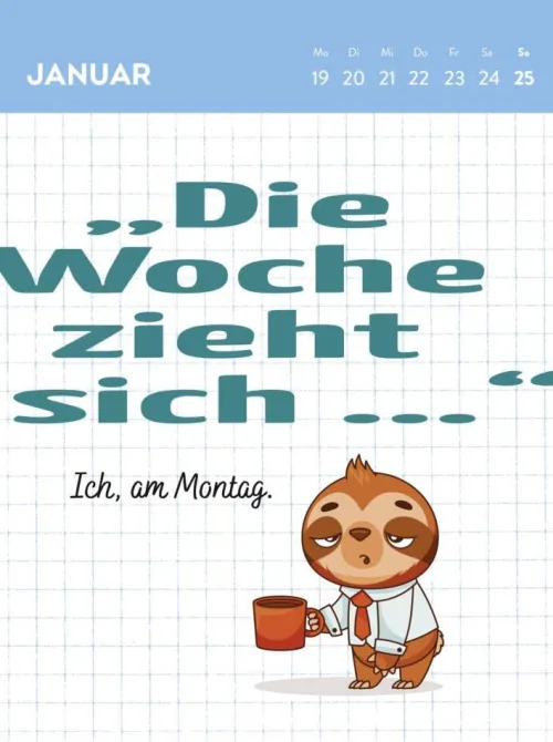 Groh Verlag Wochenkalender*Wochenkalender 2026: Warum in die Ferne schweifen, wenn das Sofa liegt so nah?
