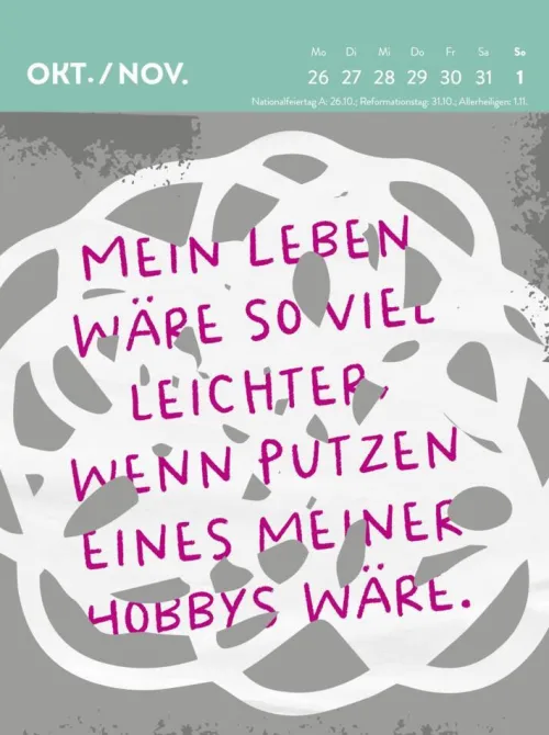 Groh Verlag Wochenkalender*Wochenkalender 2026: Warum in die Ferne schweifen, wenn das Sofa liegt so nah?