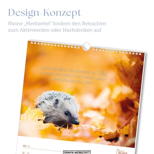 Grafik Werkstatt Bielefeld Wochenkalender*Wochenkalender klein 2026 Zeit für dich