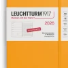 LEUCHTTURM1917 Wochenkalender*Wochenkalender und Notizbuch Medium (A5) 2026, Rising Sun, Deutsch
