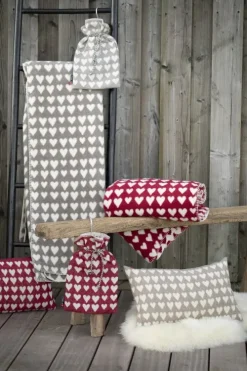 Wärmflasche "Herzen" 2 Liter (GRS)*David Fussenegger Textil Outlet