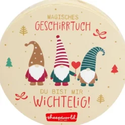 sheepworld Küche & Esszimmer-Zauber-Geschirrtuch Motiv Motiv "Wichtel""