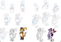 Bassermann, Edition Artbooks & Handbücher-Zeichenschule Manga - 100 Figuren, Posen, Charaktere Schritt für Schritt