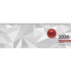 teNeues Calendars & Stationery GmbH & Co. KG Wochenkalender-Zettler Tischquerkalender 1W/2S Register 2026 - Wochenkalender 32 × 11 cm, 1 Woche auf 2 Seiten mit Monatsregisterschnitt & Halbstundeneinteilung 6-21 Uhr, FSC-zertifiziert
