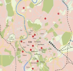 Droste Verlag Reiseführer*Zu Fuß durch Rom